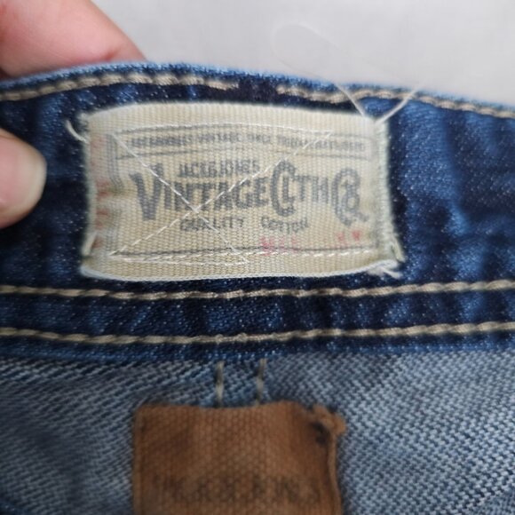 Jack & Jones Vintage Clark Original Jeans Men's 32x32 Dark Wash Straight Denim - Picture 10 of 16